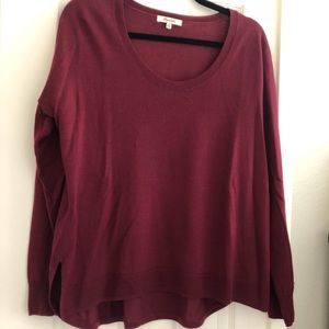Burgundy Madewell Sweater